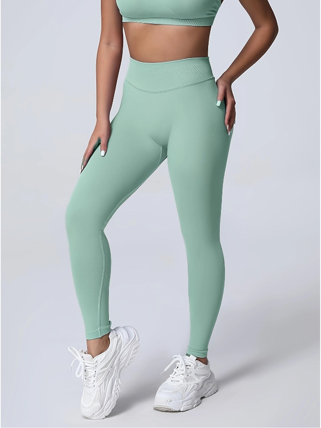 Seamless Women SoftHue Hidden Scrunch Butt Workout Leggings For Women