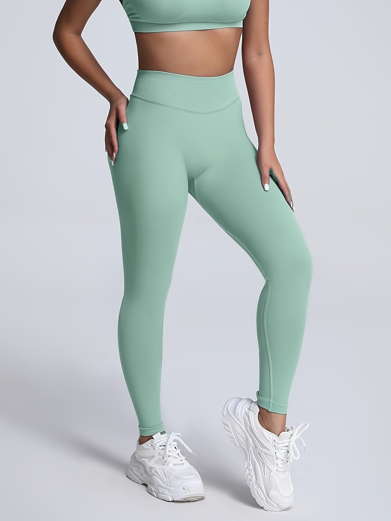 Seamless Women SoftHue Hidden Scrunch Butt Workout Leggings For Women